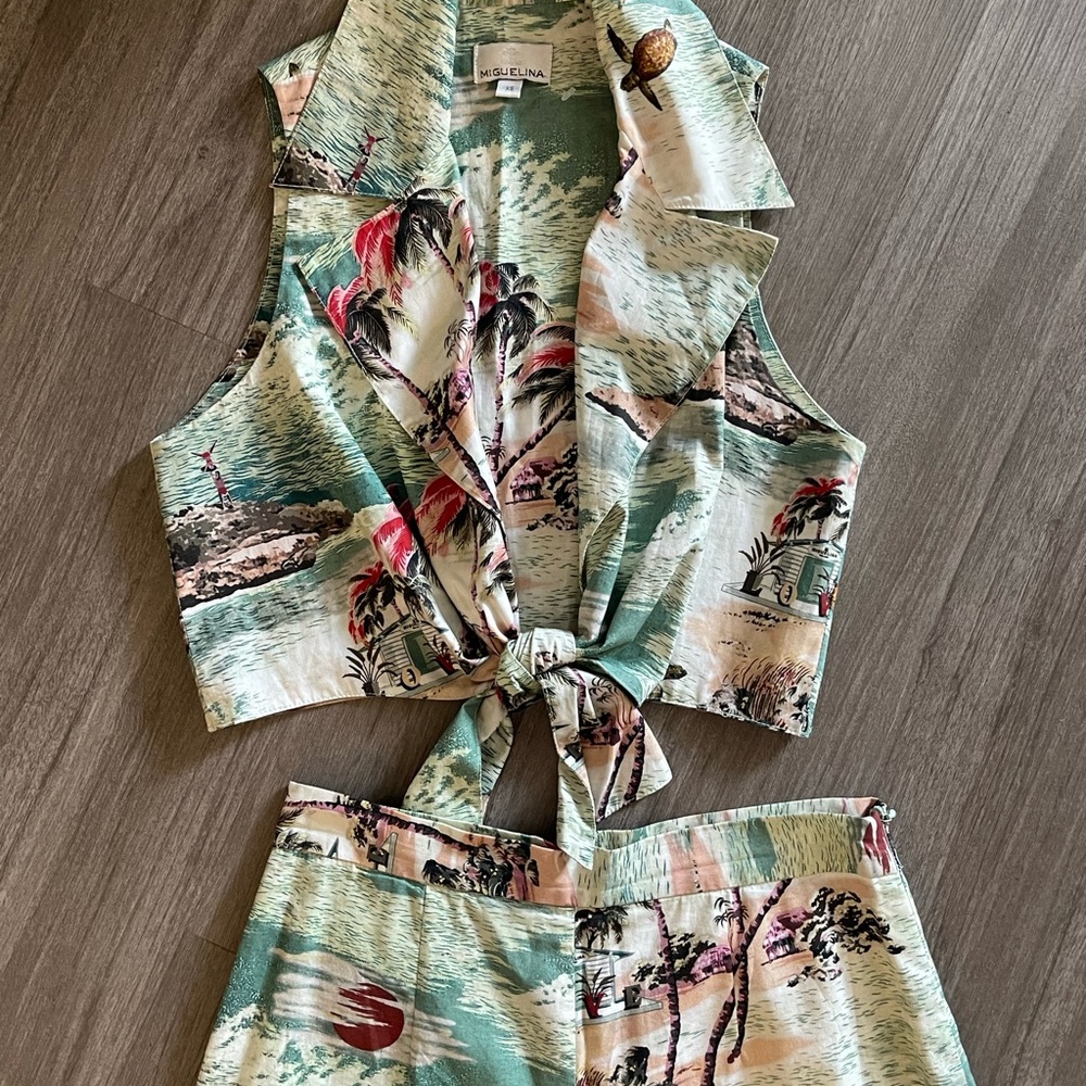 Miguelina resort wear two piece set. Bohemian, beach wear, tulum, festival